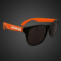 Neon Sunglasses w/ Orange Arms